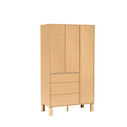 Szafa SN-9 Sanden Dąb Bookmatch | Domowanie.pl