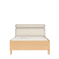 Łóżko 160x200 Sanden SN11 Dąb Bookmatch Jarstol