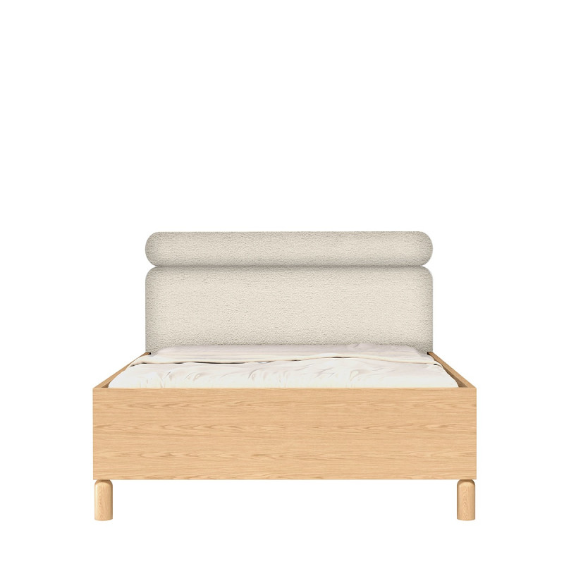 Łóżko 160x200 Sanden SN11 Dąb Bookmatch Jarstol