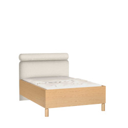 Łóżko 140x200 Sanden SN12 Dąb Bookmatch Jarstol