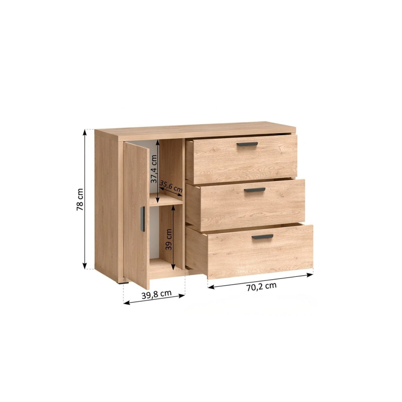 Komoda Grande G1 Dąb Cremon Jarstol