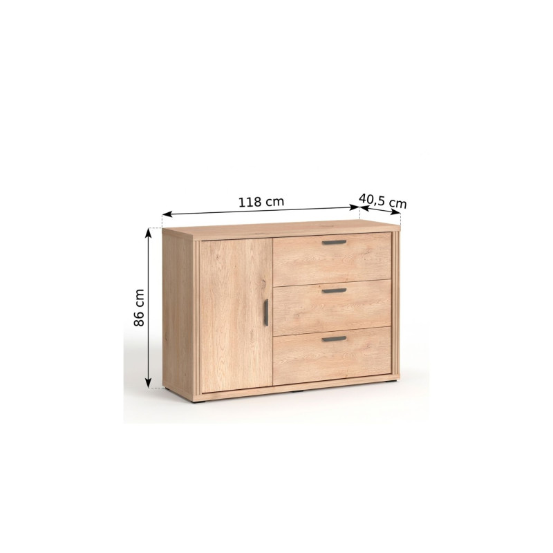 Komoda Grande G1 Dąb Cremon Jarstol