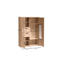 Witryna Grande G9 Dąb Cremona Jarstol