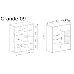 Witryna G-9 Grande Dąb Cremona | Domowanie.pl