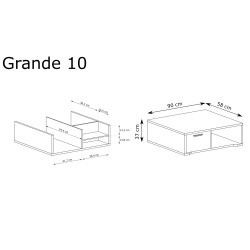 Ława G-10 Grande Dąb Cremona | Domowanie.pl