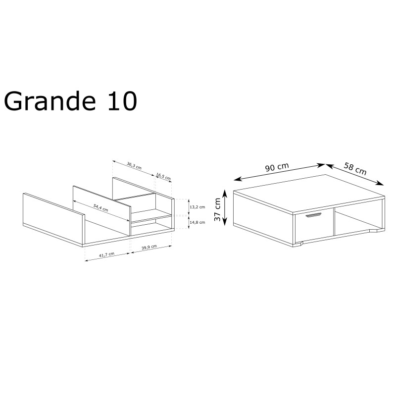 Ława G-10 Grande Dąb Cremona | Domowanie.pl