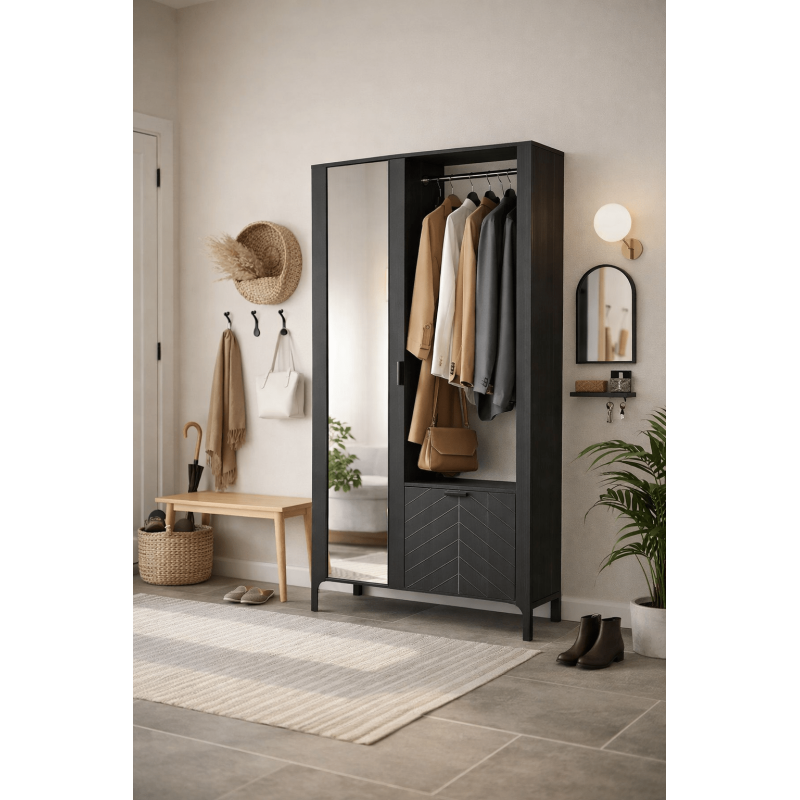 Garderoba Malumi MM11 Jarstol Czarny Painflow