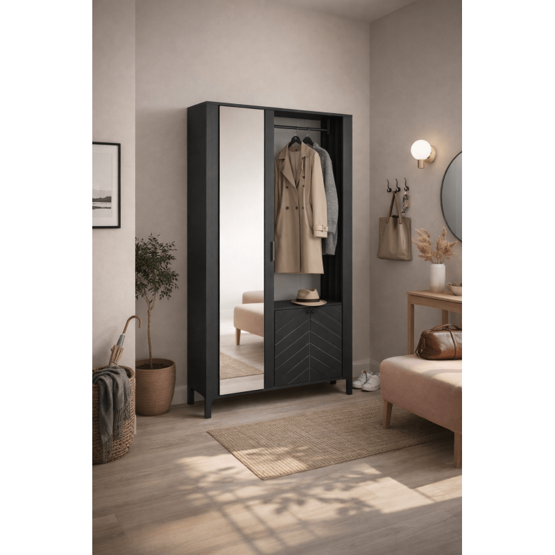 Garderoba Malumi MM11 Jarstol Czarny Painflow