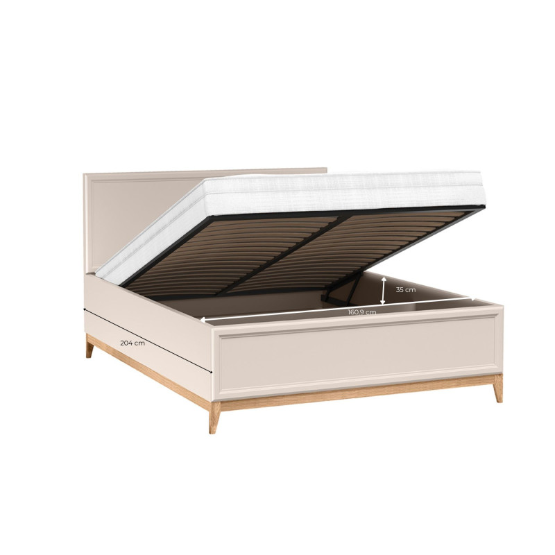 Łóżko z pojemnikiem 160x200 Windsor W16 Jarstol