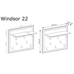 Panel Windsor W22 Jarstol