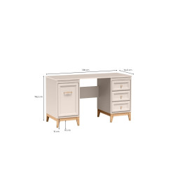 Biurko Windsor W-14 z szufladami – kup teraz