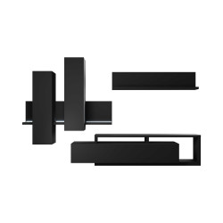 Meblościanka Bota Typ 09 Czarny supermat Helvetia Wieruszów