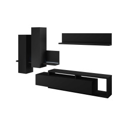 Meblościanka Bota Typ 09 Czarny supermat Helvetia Wieruszów