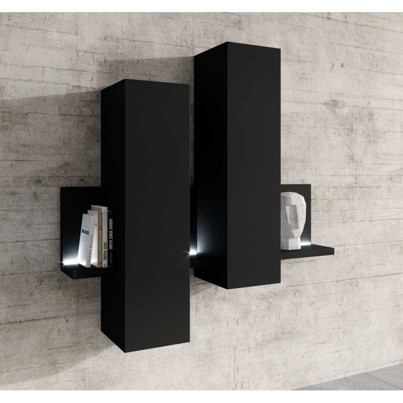 Witryna wisząca Bota Typ 04 Czarny supermat Helvetia Wieruszów