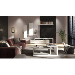 Meblościanka Bota Typ 09 Biały/Beton Colorado Helvetia Wieruszów