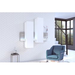 Witryna wisząca Bota Typ 04 Biały/Beton Colorado Helvetia Wieruszów