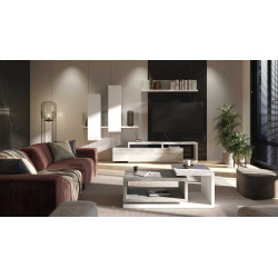 Szafka RTV Bota Typ 40 Biały/Beton Colorado Helvetia Wieruszów