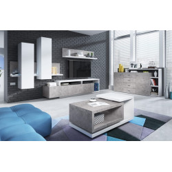 Stolik kawowy Bota Typ 97 Biały/Beton Colorado Helvetia Wieruszów