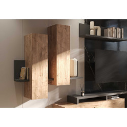 Witryna wisząca Bota Typ 04 Antracyt/Dąb Ribbec Helvetia Wieruszów