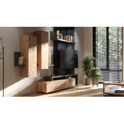 Komoda Bota Typ 27 Antracyt/Dąb Ribbec Helvetia Wieruszów