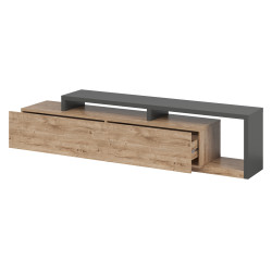 Szafka RTV Bota Typ 40 Antracyt/Dąb Ribbec Helvetia Wieruszów