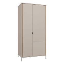 Szafa otwierana 95 cm Seravel SVLS821R piaskowy/dąb mauvella