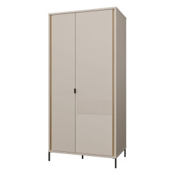 Szafa otwierana 95 cm Seravel SVLS821R piaskowy/dąb mauvella