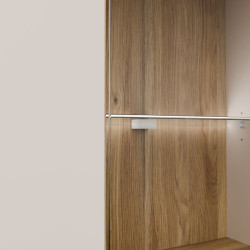 Witryna 94 cm Seravel SVLV621L piaskowy/dąb mauvella