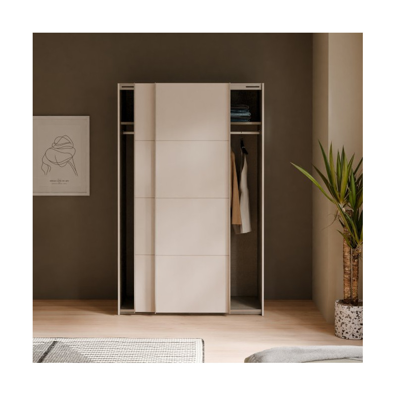 Szafa przesuwna 120 cm Sophistispace SSQS62411 piaskowy