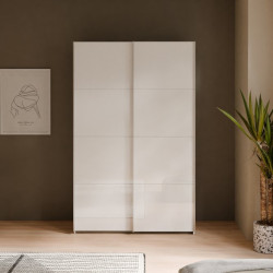 Szafa przesuwna 120 cm Sophistispace SSQS62411 biały połysk