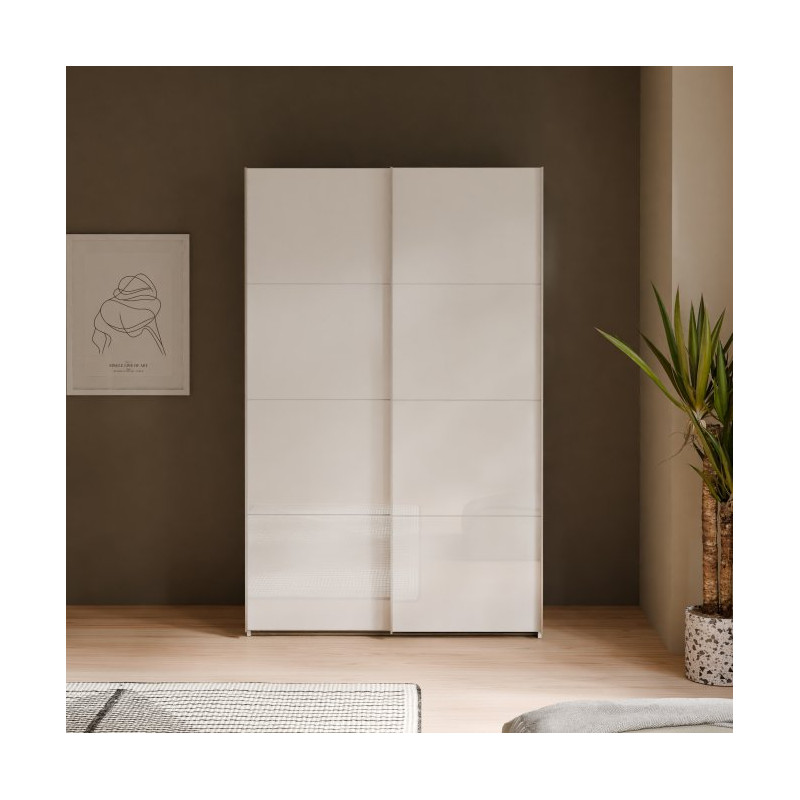 Szafa przesuwna 120 cm Sophistispace SSQS62411 biały połysk