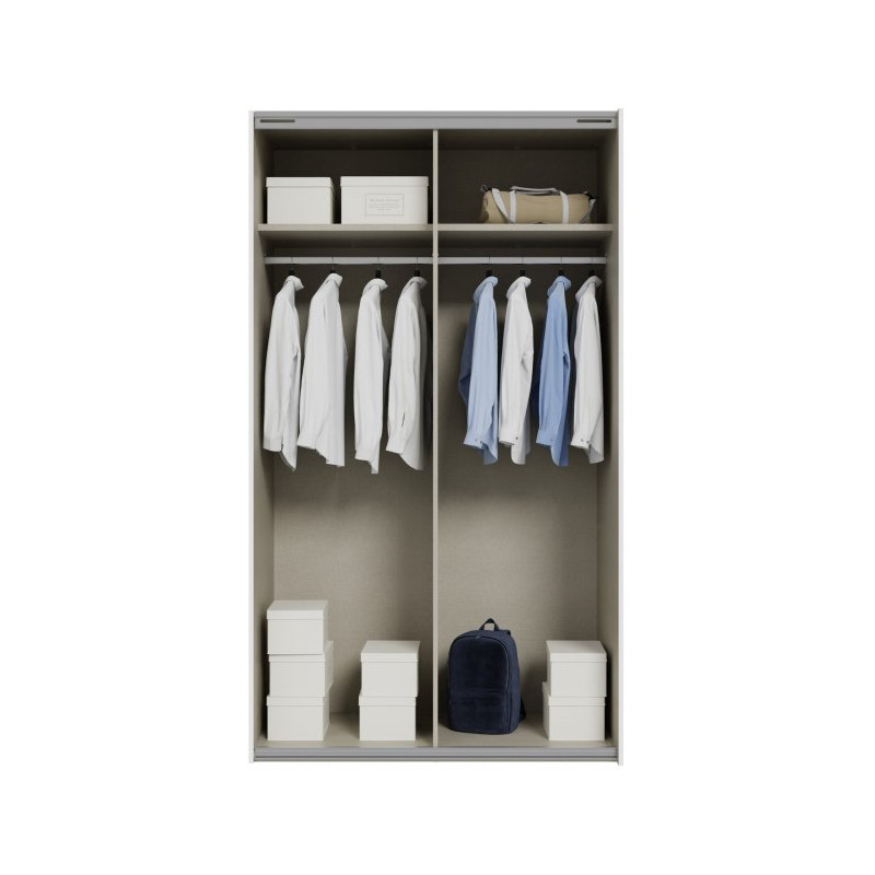 Szafa przesuwna 120 cm Sophistispace SSQS62411 biały połysk