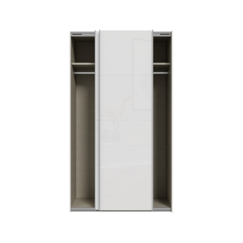 Szafa przesuwna 120 cm Sophistispace SSQS62411 biały połysk