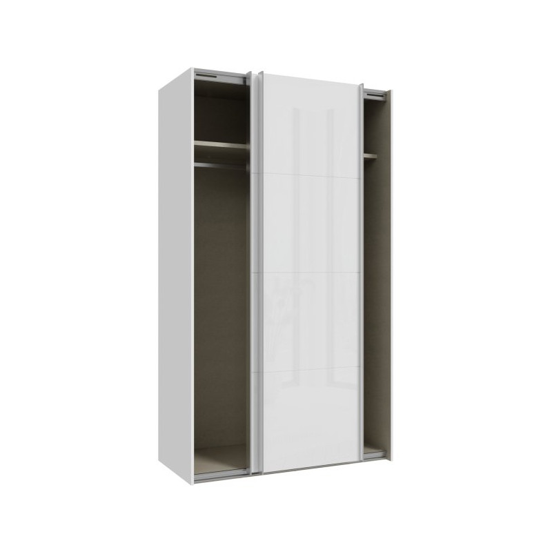 Szafa przesuwna 120 cm Sophistispace SSQS62411 biały połysk