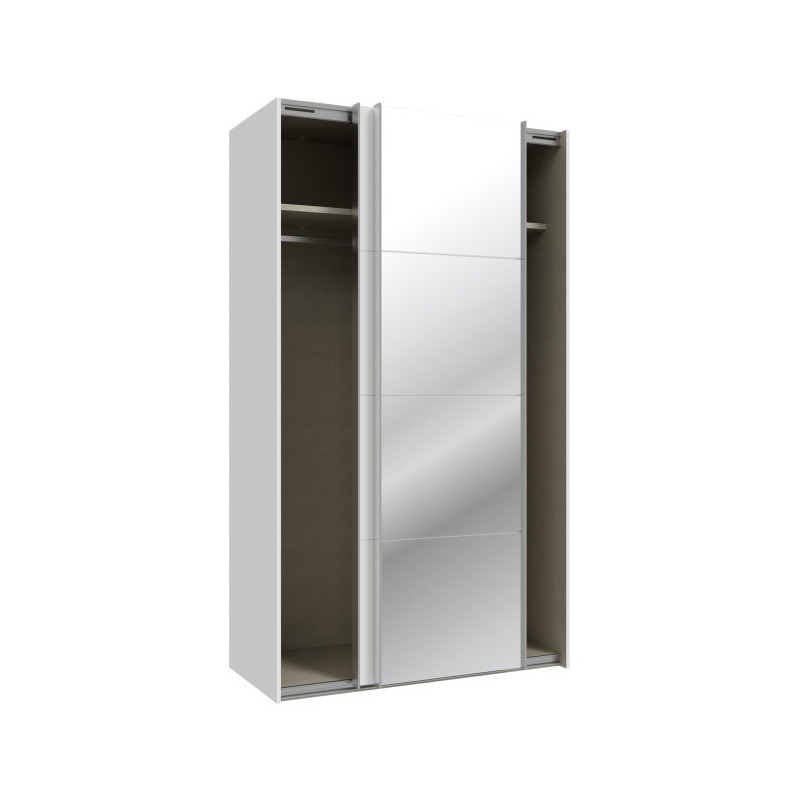 Szafa przesuwna 120 cm z lustrem Sophistispace SSQS62412 biały