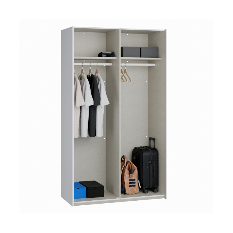 Szafa przesuwna 120 cm z lustrem Sophistispace SSQS62412 biały