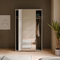 Szafa przesuwna 120 cm z lustrem Sophistispace SSQS62412 biały