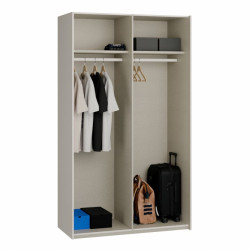 Szafa przesuwna 120 cm z lustrem Sophistispace SSQS62412 beżowy