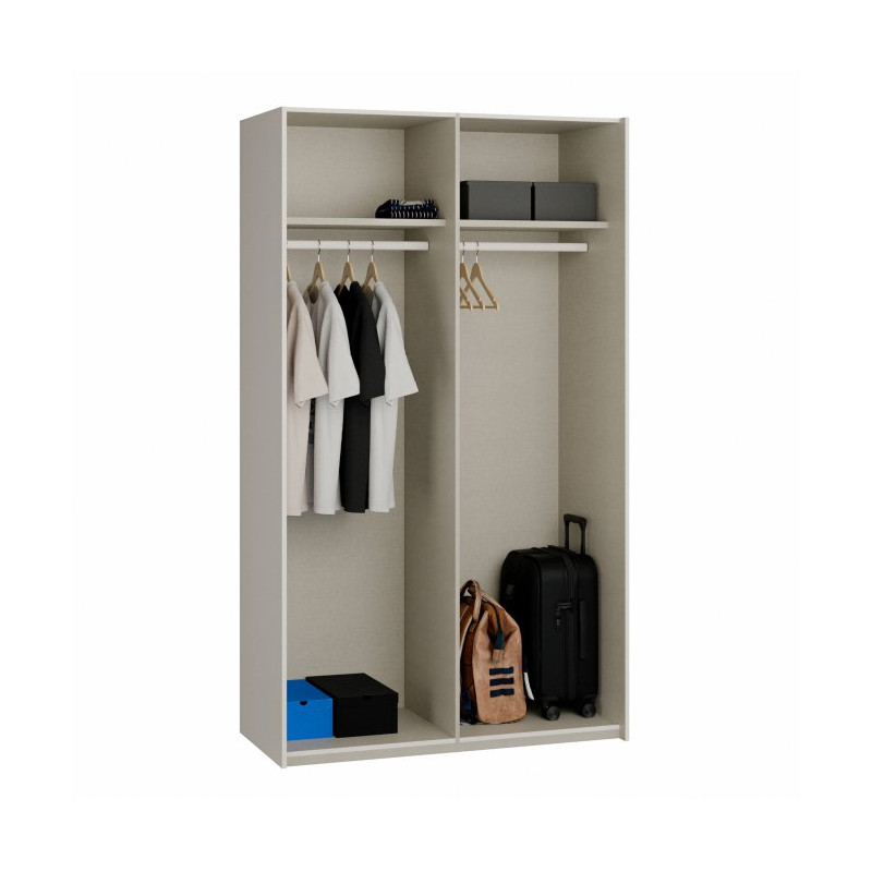Szafa przesuwna 120 cm z lustrem Sophistispace SSQS62412 beżowy