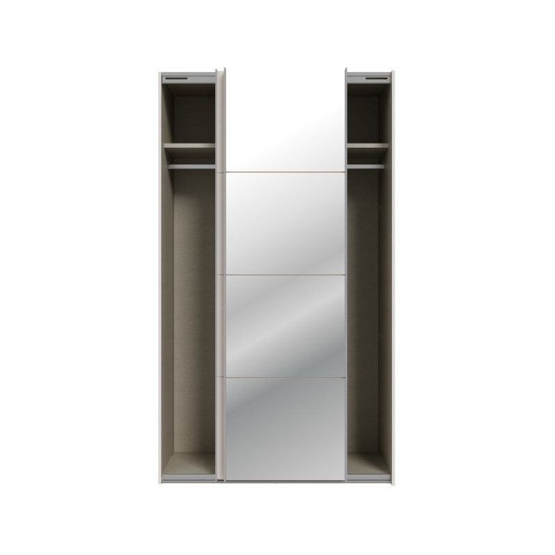 Szafa przesuwna 120 cm z lustrem Sophistispace SSQS62412 beżowy