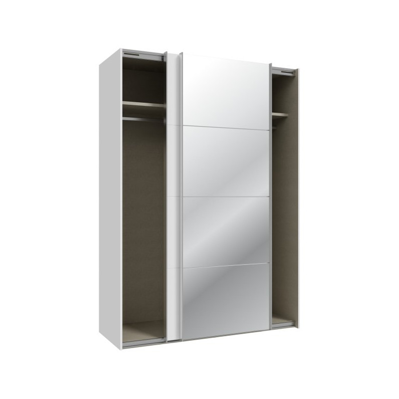 Szafa przesuwna 150 cm z lustrem Sophistispace SSQS72414 biały