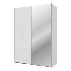 Szafa przesuwna 150 cm z lustrem Sophistispace SSQS72414 biały