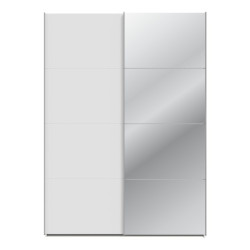 Szafa przesuwna 150 cm z lustrem Sophistispace SSQS72414 biały