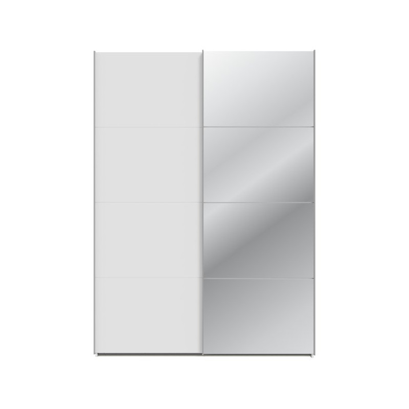 Szafa przesuwna 150 cm z lustrem Sophistispace SSQS72414 biały