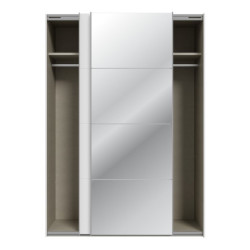 Szafa przesuwna 150 cm z lustrem Sophistispace SSQS72414 biały