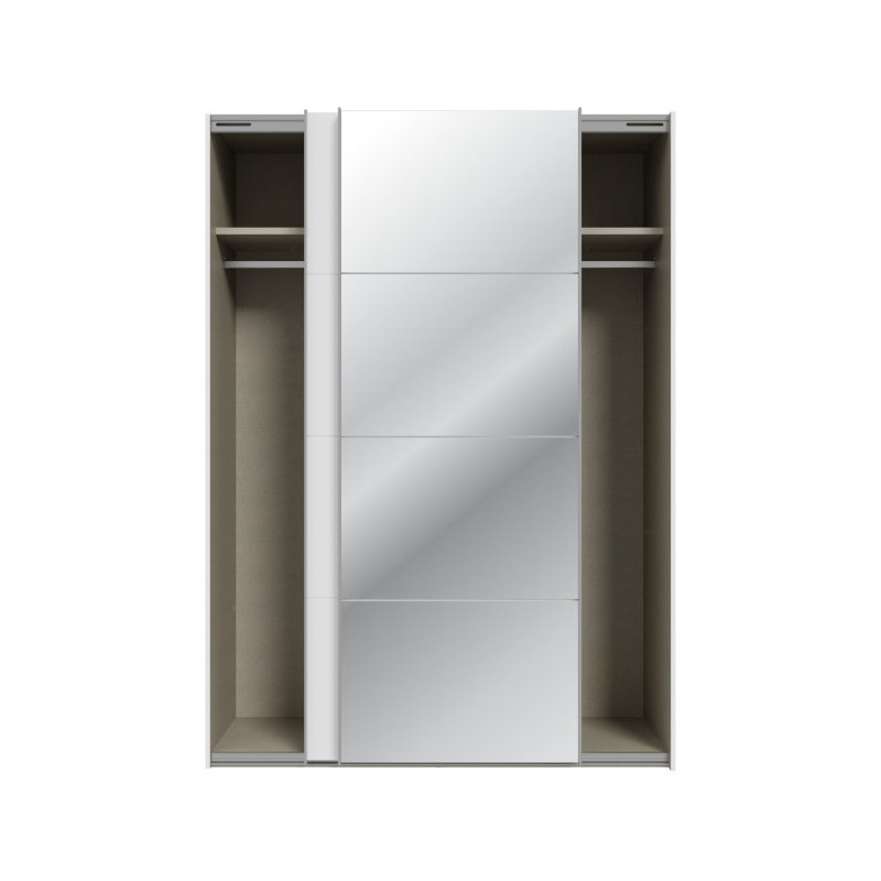 Szafa przesuwna 150 cm z lustrem Sophistispace SSQS72414 biały