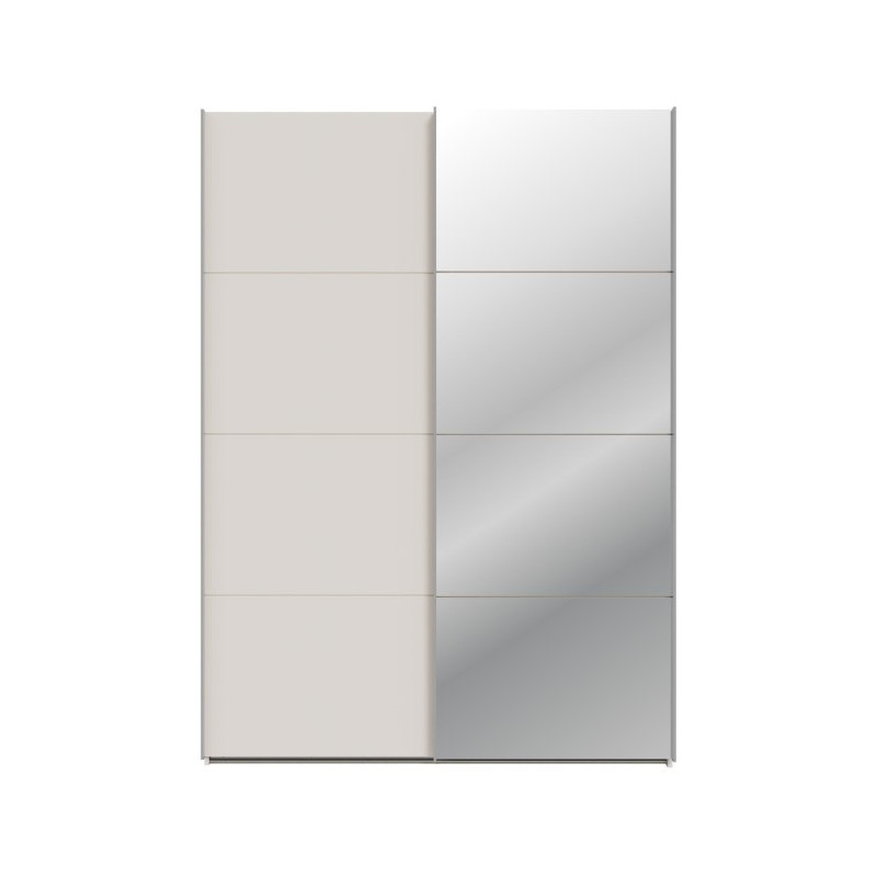 Szafa przesuwna 150 cm z lustrem Sophistispace SSQS72414 piaskowy