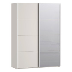 Szafa przesuwna 150 cm z lustrem Sophistispace SSQS72414 piaskowy