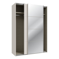 Szafa przesuwna 150 cm z lustrem Sophistispace SSQS72414 piaskowy