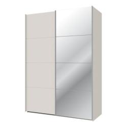 Szafa przesuwna 150 cm z lustrem Sophistispace SSQS72414 piaskowy